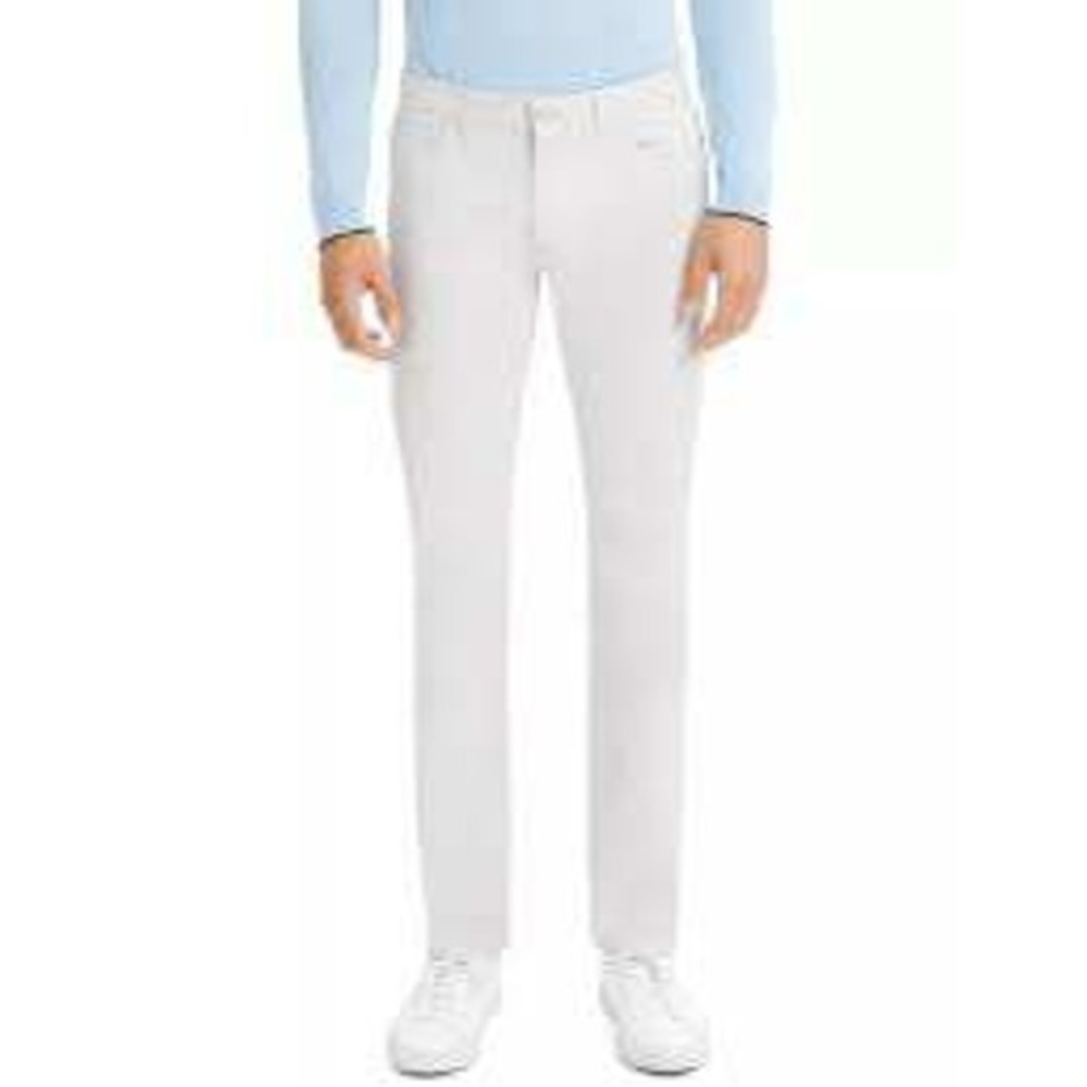 $195 Theory Men's White Haydin Slim Straight Fit Pants Size 31